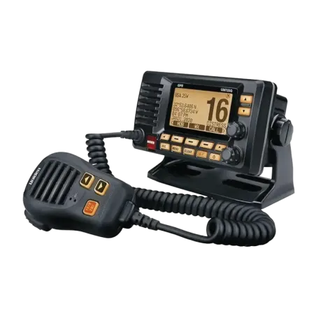 Radio Móvil Marino VHF, color negro con receptor d