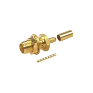 Conector SMA Hembra para Chasis en D Plano, A