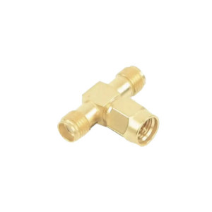Adaptador en T, de Conector SMA Macho a Doble