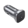 Cargador de Auto 24W  Puerto USB-A y USB-C  Carga