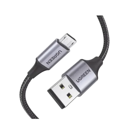 Cable USB-A a Micro USB  1 Metro  Carga Rápida  QC