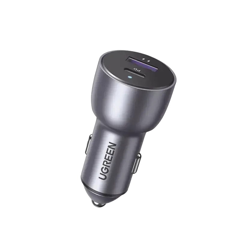 Cargador de Auto 52.5W  Puerto USB-A y USB-C  Carg Cargador de Auto 52.5W  Puerto USB-A y USB-C  Carg