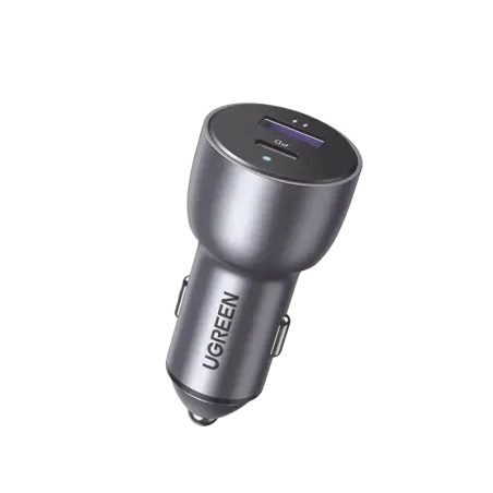 Cargador de Auto 52.5W  Puerto USB-A y USB-C  Carg