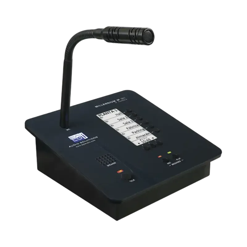 CONSOLA DE AVISOS MULTIZONA IP CON DISPLAY, MICRÓF CONSOLA DE AVISOS MULTIZONA IP CON DISPLAY, MICRÓF