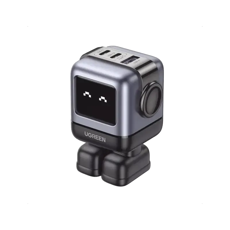 Cargador RobotGaN de 65W Serie UNO  3 Puertos de C Cargador RobotGaN de 65W Serie UNO  3 Puertos de C