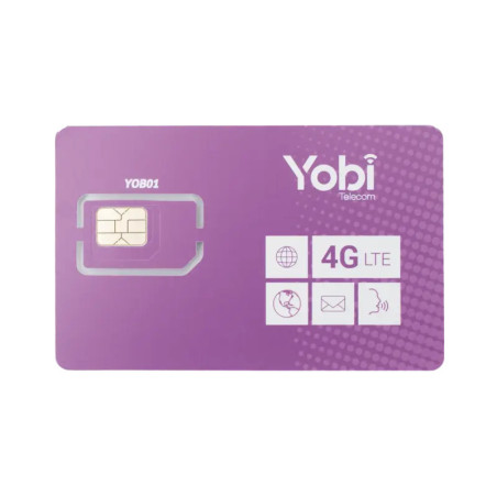 SIM Yobi para dispositivos móviles 3G-4G con