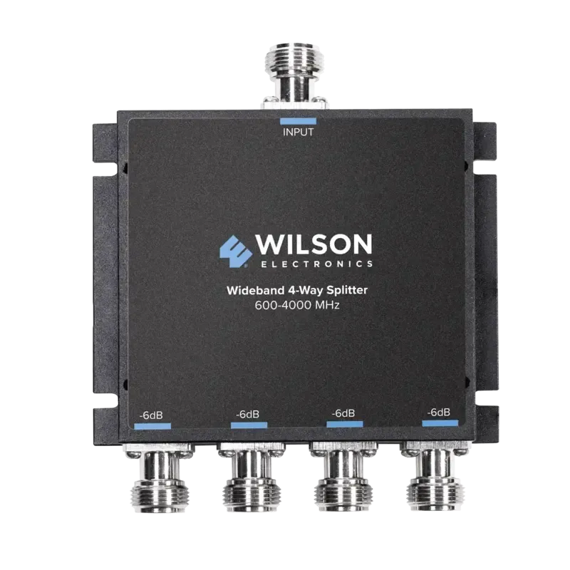 Divisor de potencia de 4 salidas, 50 Ohm, 600-4000 Divisor de potencia de 4 salidas, 50 Ohm, 600-4000