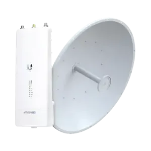 Airfiber Kit AF5X-HD con Antena Fiber 34 dBi Slant
