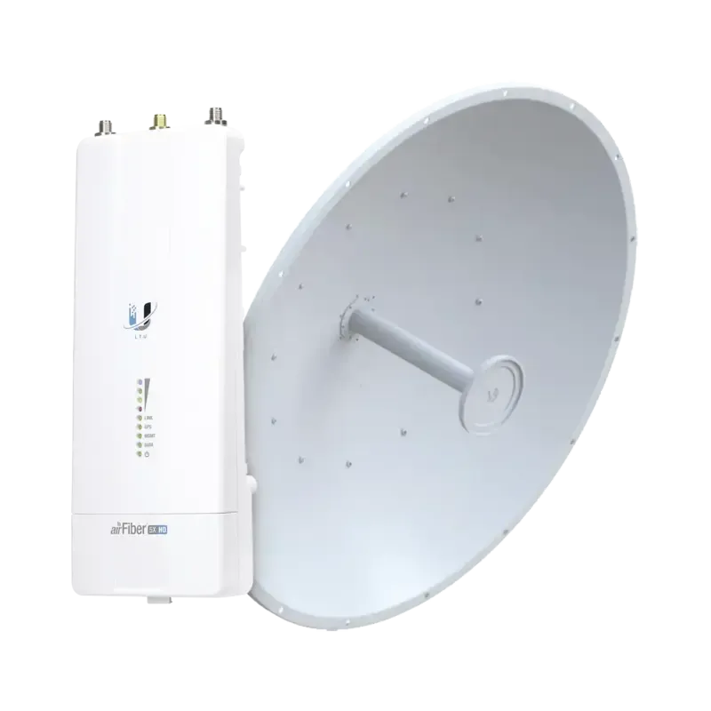 Airfiber Kit AF5X-HD con Antena Fiber 34 dBi Slant Airfiber Kit AF5X-HD con Antena Fiber 34 dBi Slant