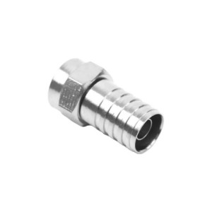 Conector F Macho, Plegable de Doble Blindaje