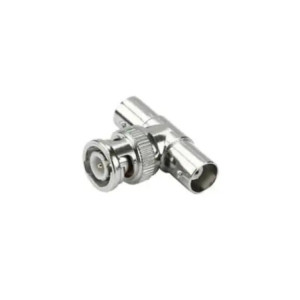 Adaptador en T para 75 Ohm de Conector BNC Ma