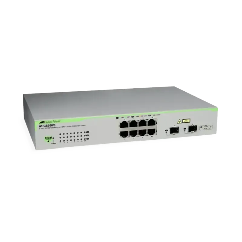 Switch WebSmart con 8 port 10/100/1000TX, 2 x 100/ Switch WebSmart con 8 port 10/100/1000TX, 2 x 100/