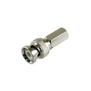 Conector BNC Macho de Ensamble Roscable Hex e