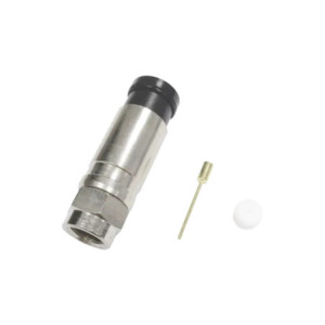 Conector F Macho de Compresión Axial con Born