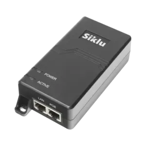 Inyector PoE Pasivo, 1 Gbps, 60 W, 55 Vcc, 100-240