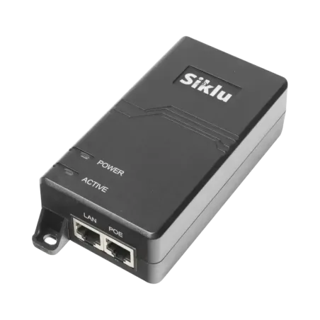 Inyector PoE Pasivo, 1 Gbps, 60 W, 55 Vcc, 100-240