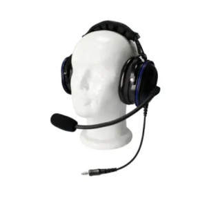 Auriculares de diadema de uso rudo sobre la c