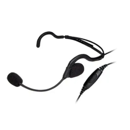 Diadema por detrás de la cabeza con boom flex