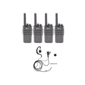 Kit de 4 radios TX600 con 4 TXEHK