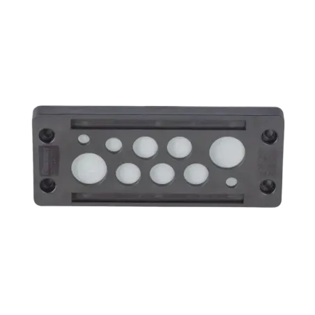 Pasacable de 10 Orificios de Marco Rectangular, IP