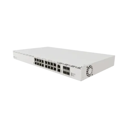 Cloud Router Switch 16 puertos, 8 PoE+ y 8 PoE++,
