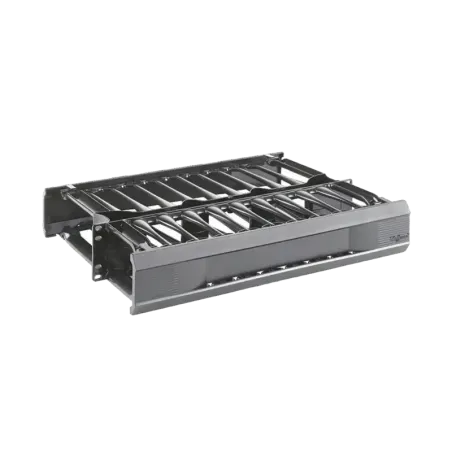 Organizador de Cables Horizontal CableTek, Doble F