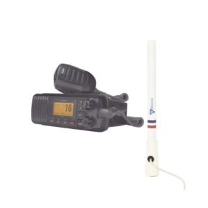 Kit de radio UM385BK - mas antena marina de f