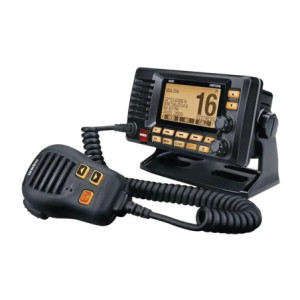 Radio Móvil Marino VHF, color negro con recep