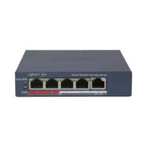 Switch PoE+Administrable4 Puertos 10/100 Mbps PoE+