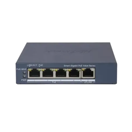 Switch Gigabit PoE+Monitoreable4 Puertos 1000 Mbps