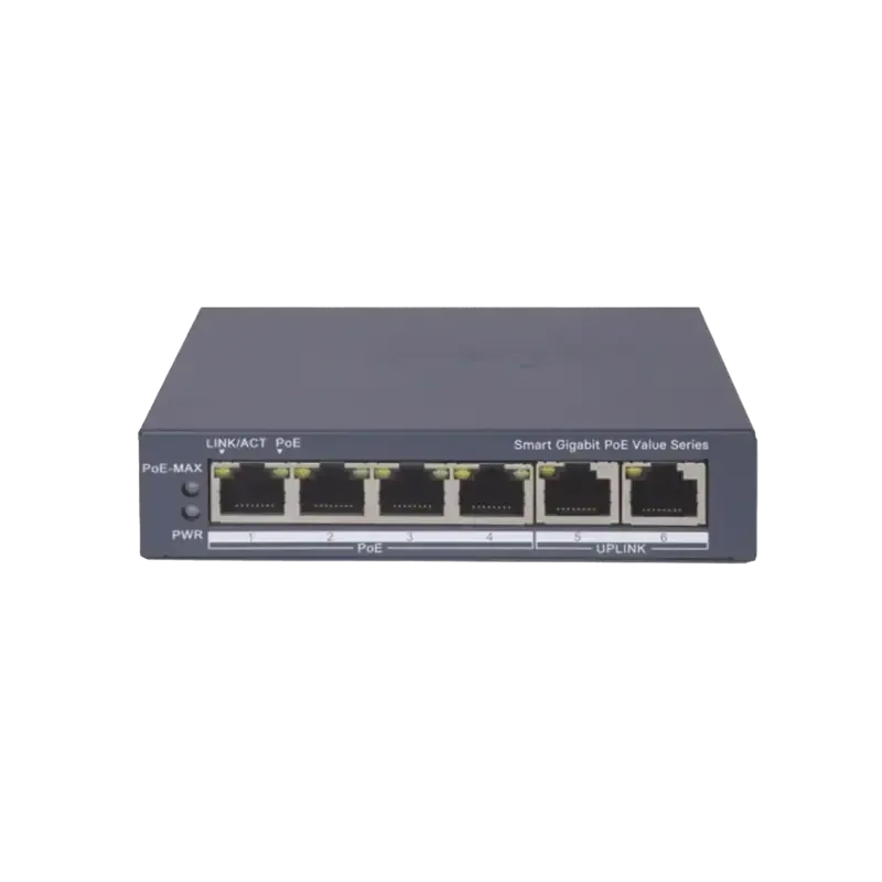 Switch Gigabit PoE+Administrable4 Puertos 1000 Mbp Switch Gigabit PoE+Administrable4 Puertos 1000 Mbp