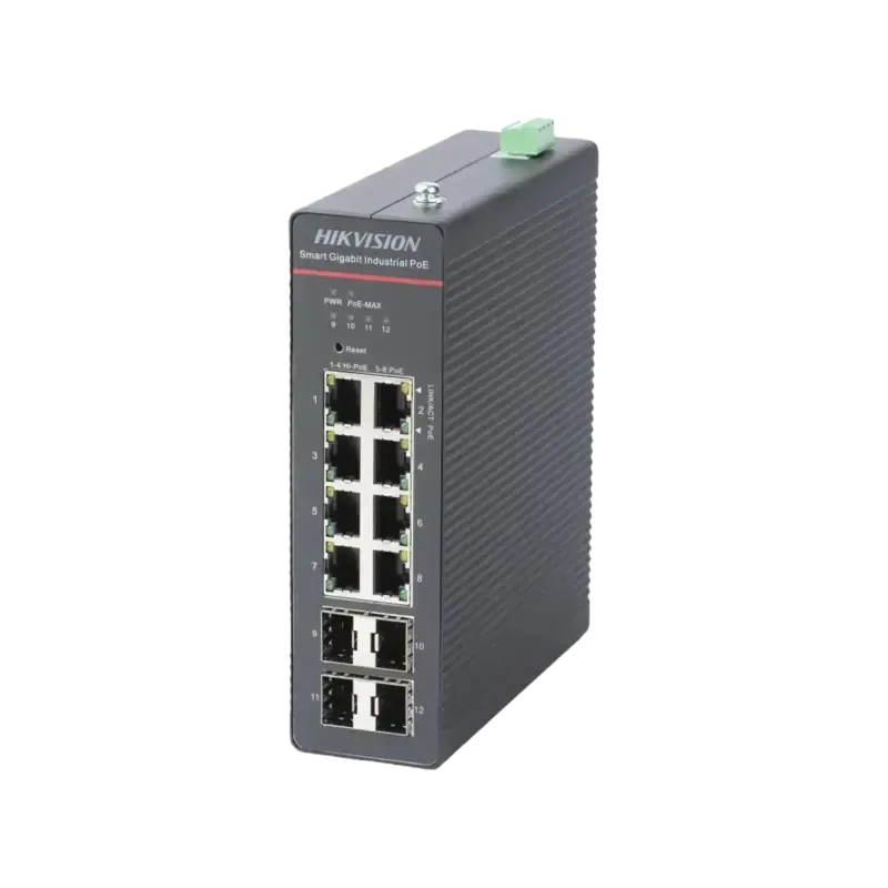 Switch Gigabit PoE+IndustrialAdministrable4 Puerto Switch Gigabit PoE+IndustrialAdministrable4 Puerto