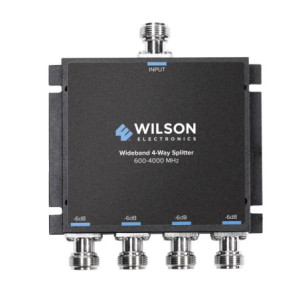 Divisor de potencia de 4 salidas, 50 Ohm, 600