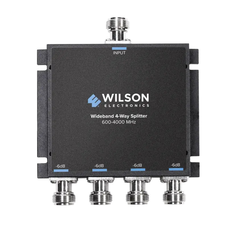 Divisor de potencia de 4 salidas, 50 Ohm, 600 Divisor de potencia de 4 salidas, 50 Ohm, 600