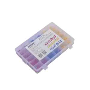 Juego de 580 pzas. Terminales Variadas con Forro y