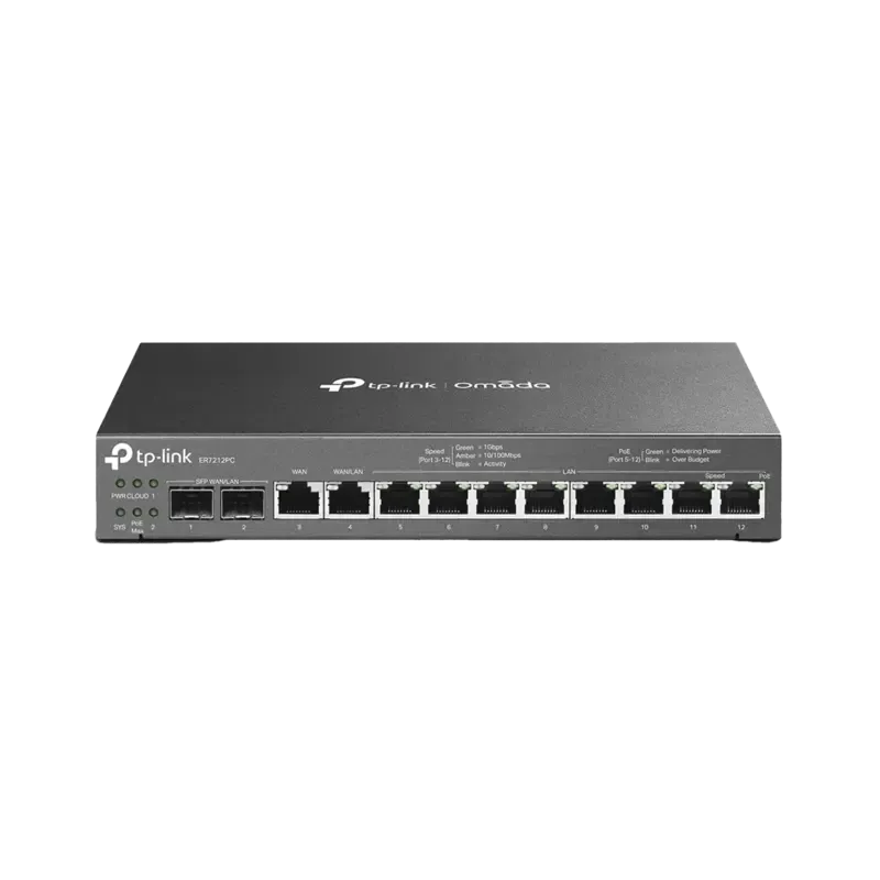 Router Omada VPNSDN Multi-WAN 1GSwitch con PoE y C