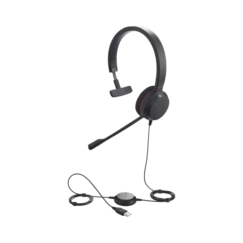 Jabra Evolve 20 Mono con conexión USB, micrófono c Jabra Evolve 20 Mono con conexión USB, micrófono c