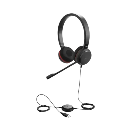Jabra Evolve 30 Duo con conexión USB3.5mm, micrófo