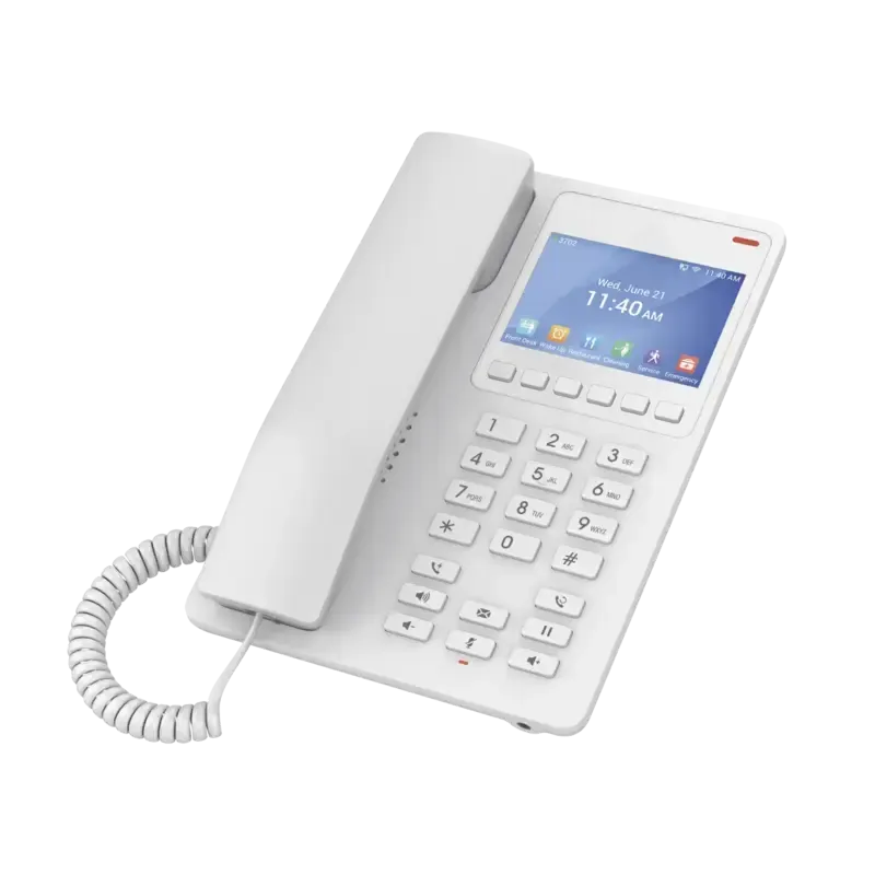 Teléfono IP Hotelero con pantalla LCD a color, 2 l Teléfono IP Hotelero con pantalla LCD a color, 2 l