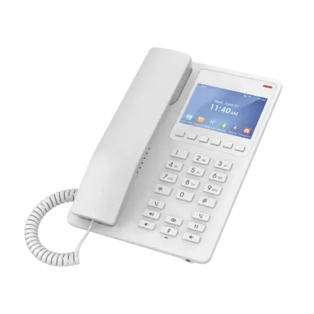 Teléfono IP Hotelero con pantalla LCD a color, 2 l