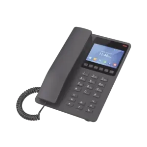 Teléfono IP Hotelero con pantalla LCD a color, 2 l