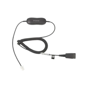 Jabra GN1200 cable enroscado con conexión QD y RJ-