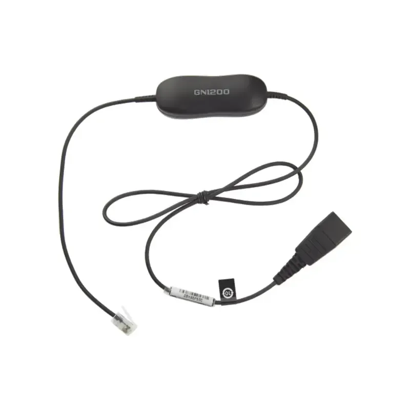 Jabra GN1200 cable con conexión QD y RJ-9 88001-99 Jabra GN1200 cable con conexión QD y RJ-9 88001-99