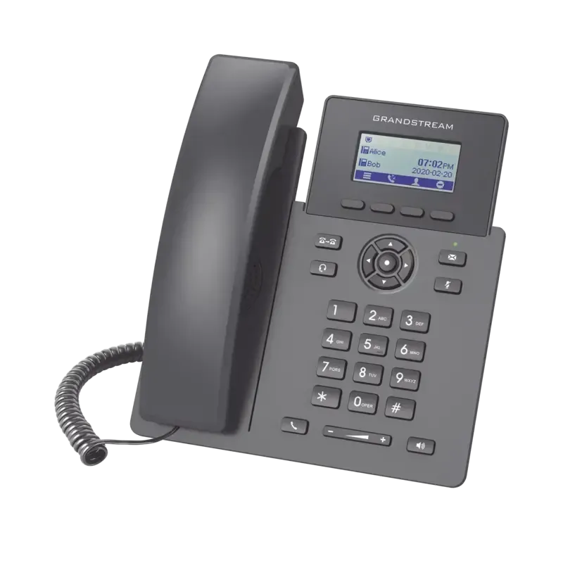 Teléfono IP Grado Operador, 2 líneas SIP con 2 cue Teléfono IP Grado Operador, 2 líneas SIP con 2 cue