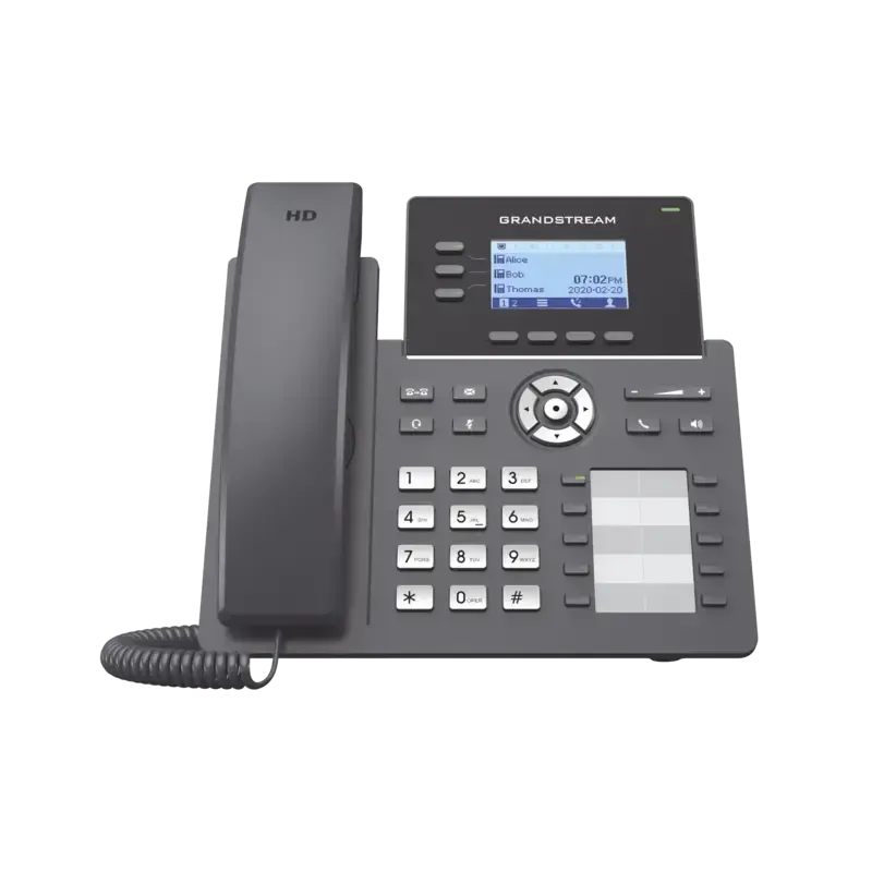 Teléfono IP Grado Operador, 3 líneas SIP con 6 cue Teléfono IP Grado Operador, 3 líneas SIP con 6 cue