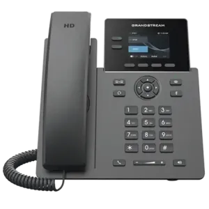 TELÉFONO IP POE GRADO OPERADOR DE 2 LÍNEASPANTALLA