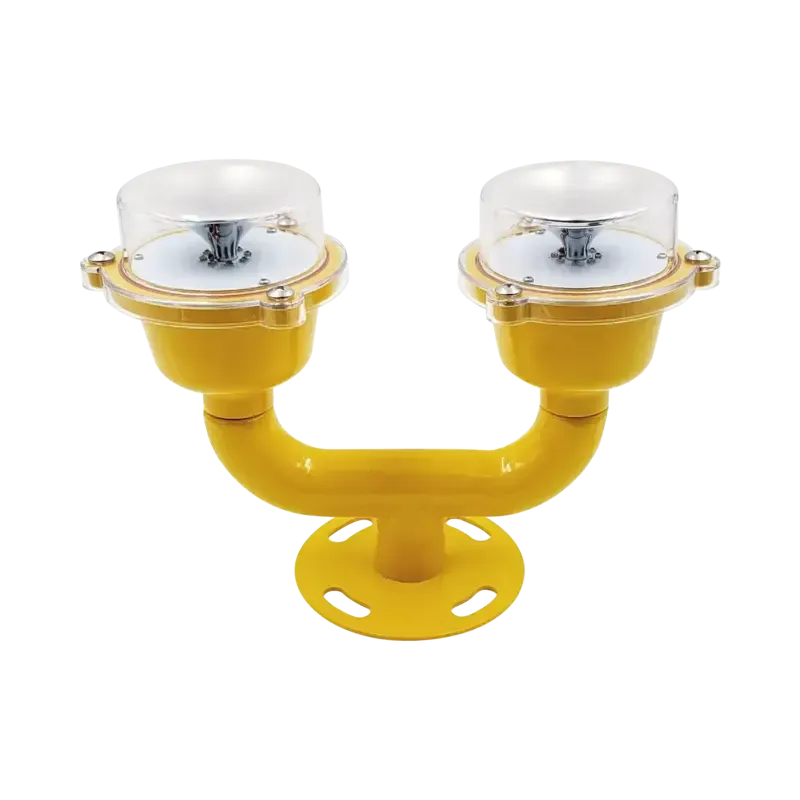 Lámpara de Obstrucción Doble color RojoIP65Luz fij Lámpara de Obstrucción Doble color RojoIP65Luz fij