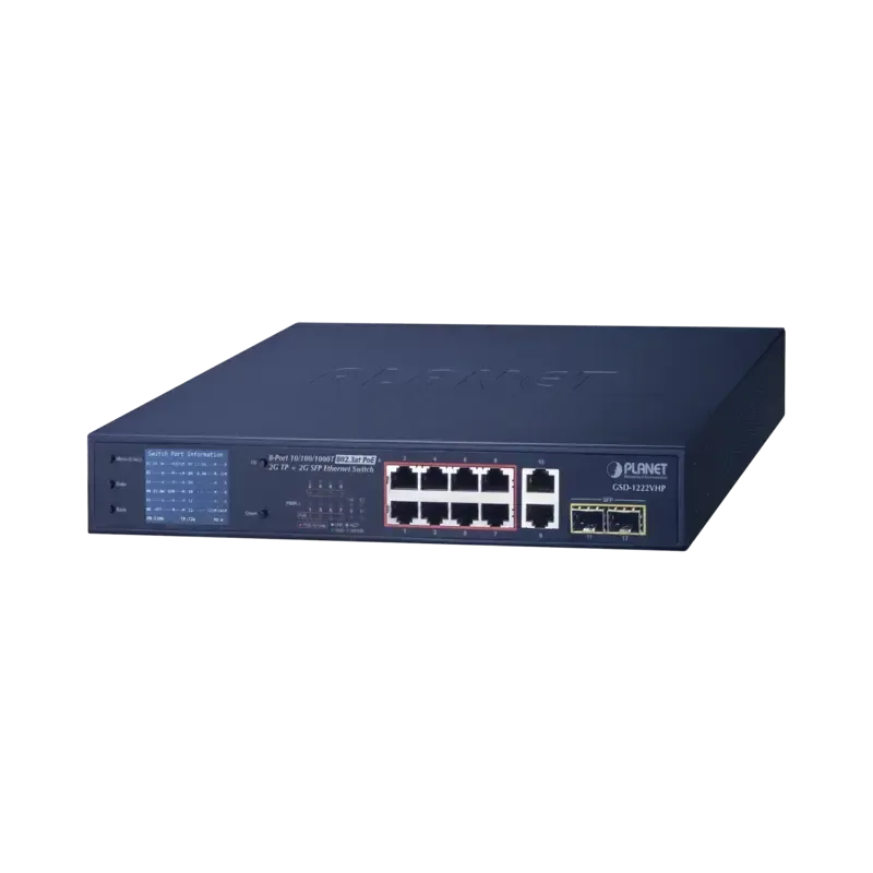 Switch No Administrable 8 Puertos Gigabit con Modo Switch No Administrable 8 Puertos Gigabit con Modo
