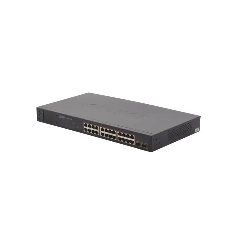 Switch PoE de 24 Puertos Gigabit 802.3af/at con Mo Switch PoE de 24 Puertos Gigabit 802.3af/at con Mo
