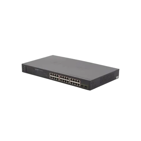 Switch PoE de 24 Puertos Gigabit 802.3af/at con Mo